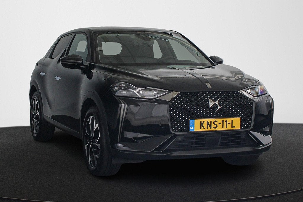 DS 3 E-Tense Opéra 54 kWh Leder Stoelverwarming Head-Up LED, Auto's, DS, Gebruikt, 156 pk, Zwart, Leder