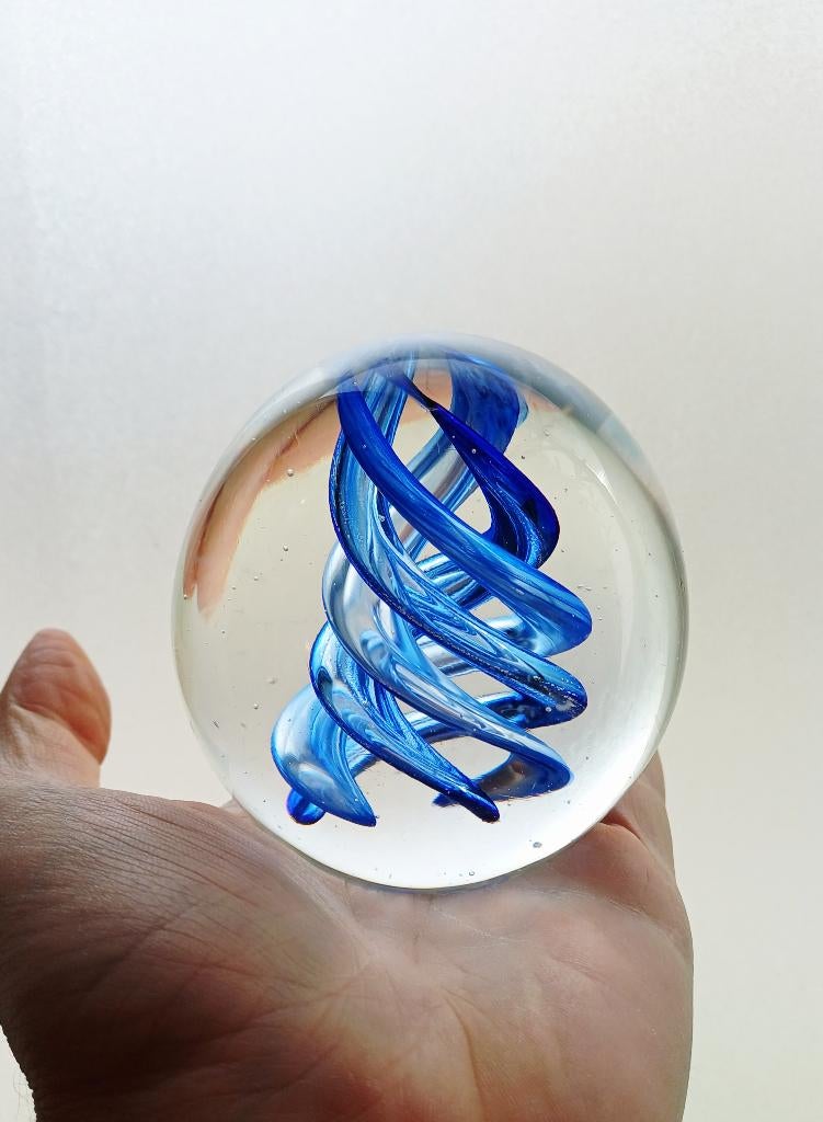 Presse papier blauw, Ophalen of Verzenden