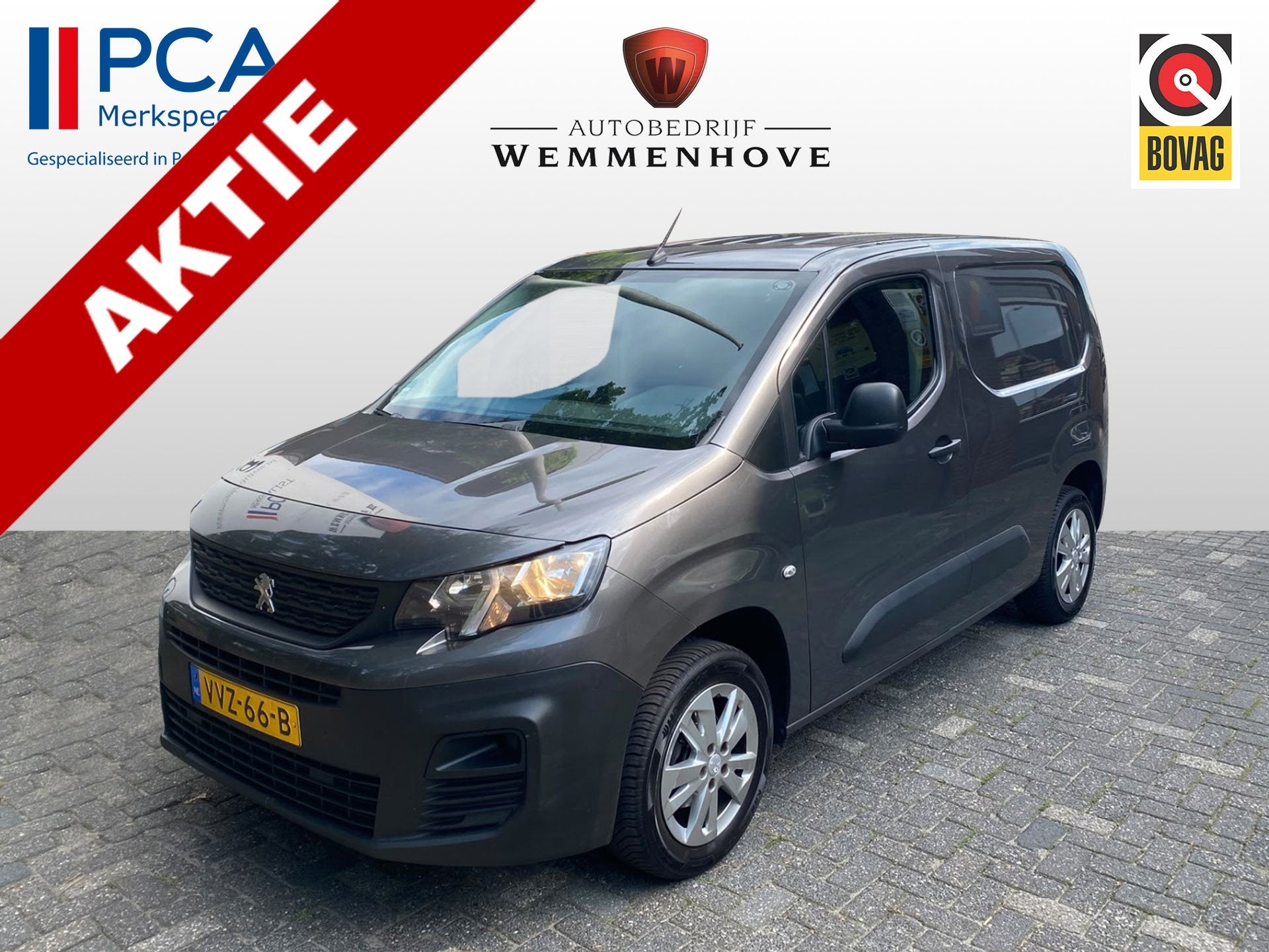 Peugeot Partner 1.5 BlueHDi 100 S&S L1 (bj 2023), Auto's, Bestelauto's, Voorwielaandrijving, Stof, Gebruikt, Euro 6