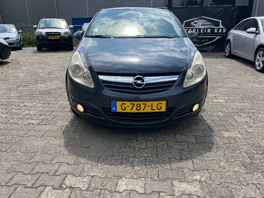 Opel Corsa 1.0 12V 3D 2007 Blauw, Auto's, Opel, Bedrijf, Corsa, ABS, Airbags, Airconditioning, Apple Carplay, Bluetooth, Boordcomputer