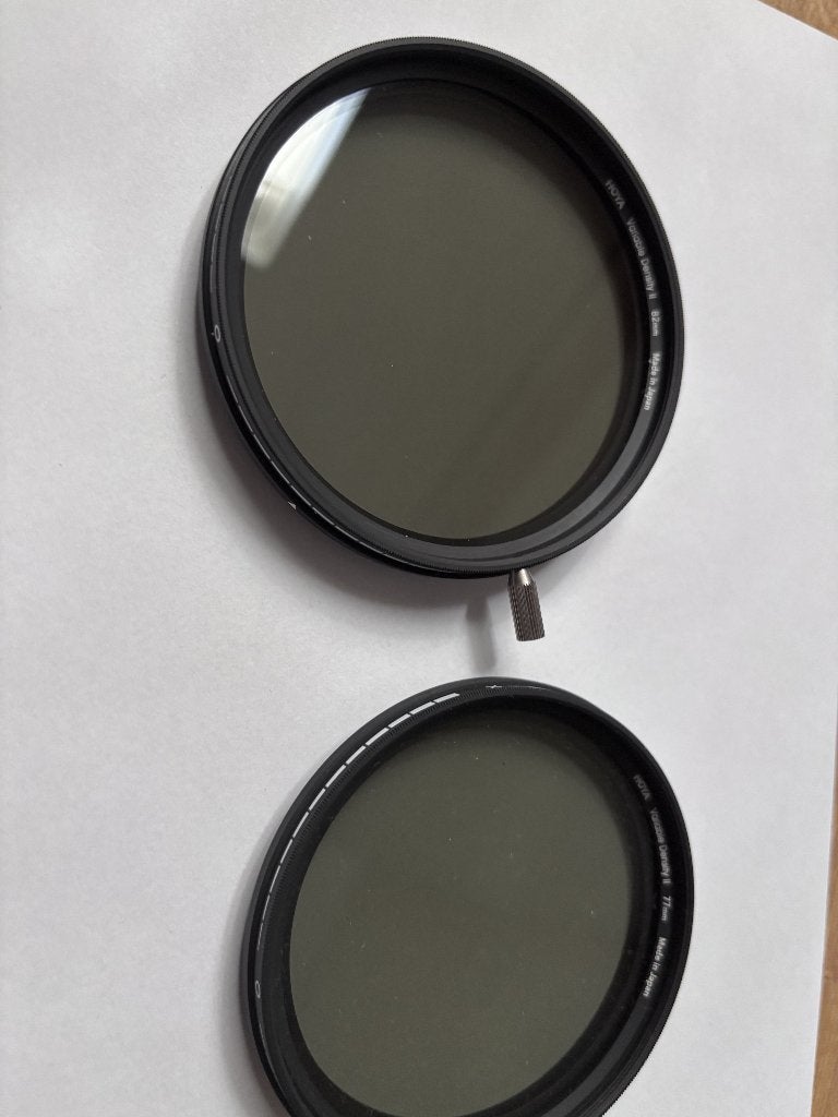 Hoya Variable Density II ND filter 82mm en 77mm, Audio, Tv en Foto, Fotografie | Filters, Zo goed als nieuw, 70 tot 80 mm, Hoya