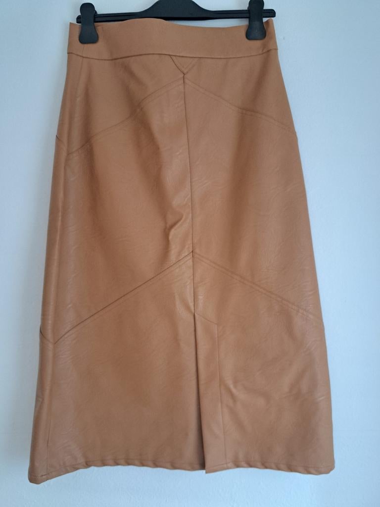10 days PU leren rok in Maat 38 - Nieuw, Kleding | Dames, Rokken, Maat 38/40 (M), 10DAYS, Bruin, Nieuw
