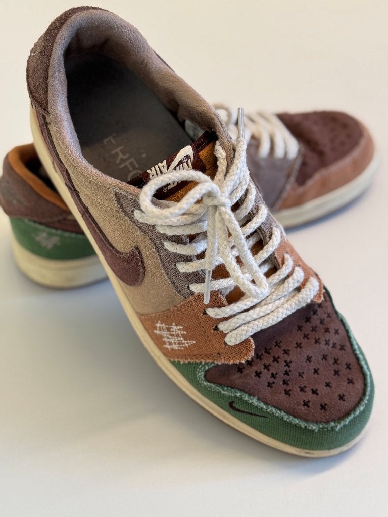 Nike Air Jordan 1 Retro Low OG Zion Williamson Voodoo, Bruin, Verzenden, Jordan, Sneakers of Gympen