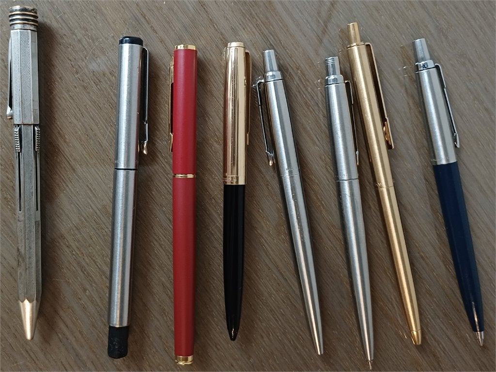 diverse balpennen en vulpennen vintage, Verzamelen, Pennenverzamelingen, Verzenden, Gebruikt, Vulpen, Overige merken