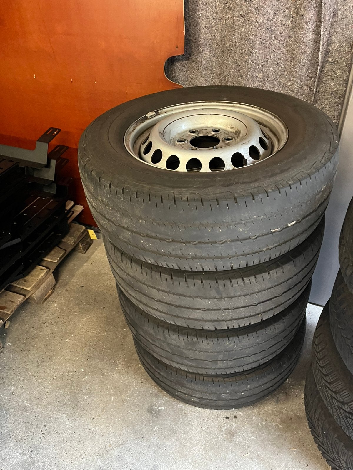 Set mercedes sprinter velgen banden 6x130 W906 W907 2008 +, Ophalen, Gebruikt