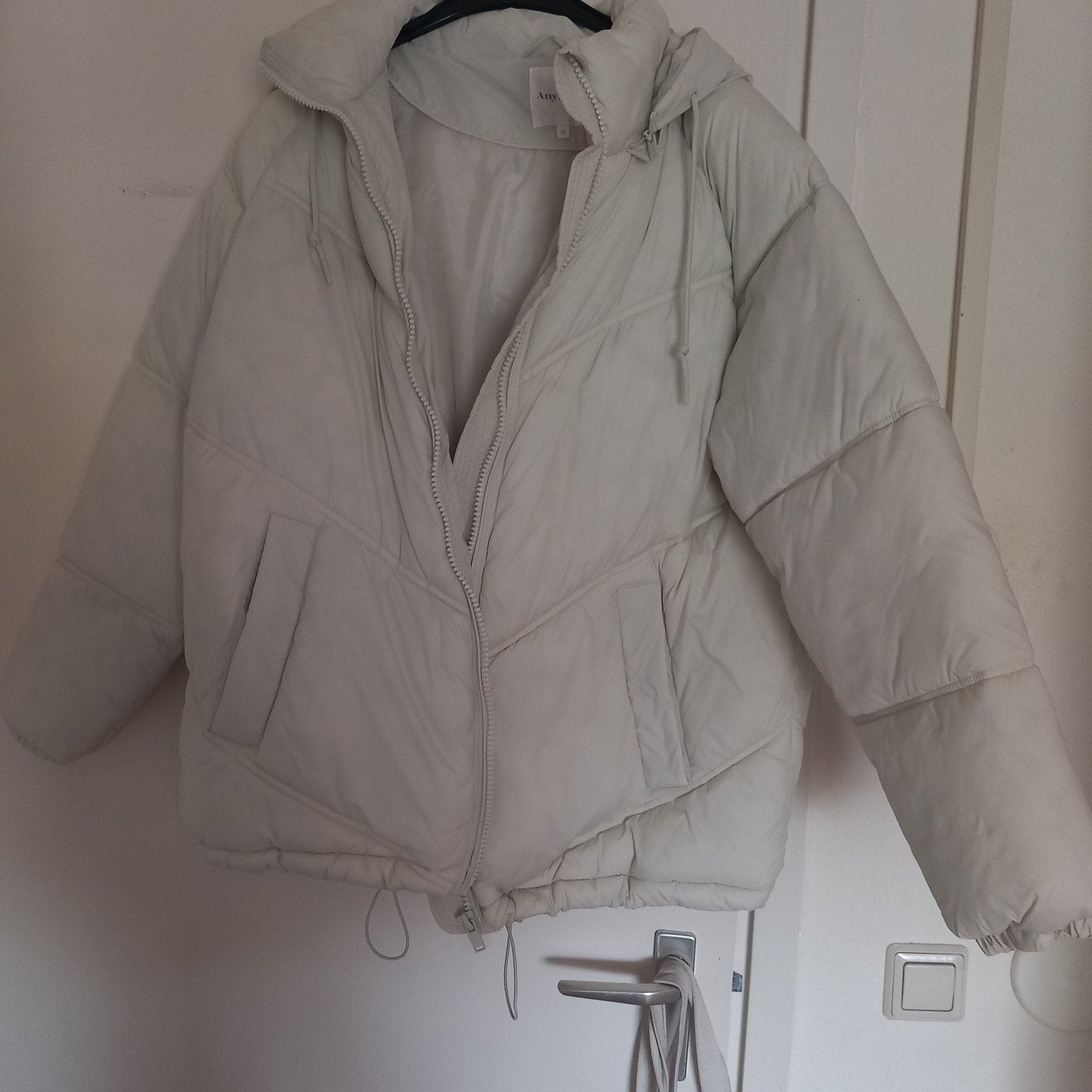 Anytime Pufferjack Maat 42, Beige, Maat 42/44 (L), Anytime, Ophalen of Verzenden