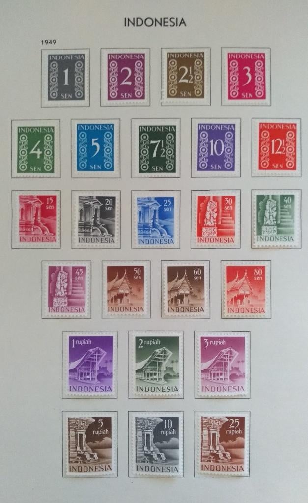 Indonesie : 1949-1964 in DAVO album, Verzenden, Buitenland