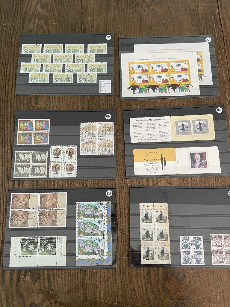 postzegels Duitsland automaat vel en meer 6 kaarten, Verzenden, DDR
