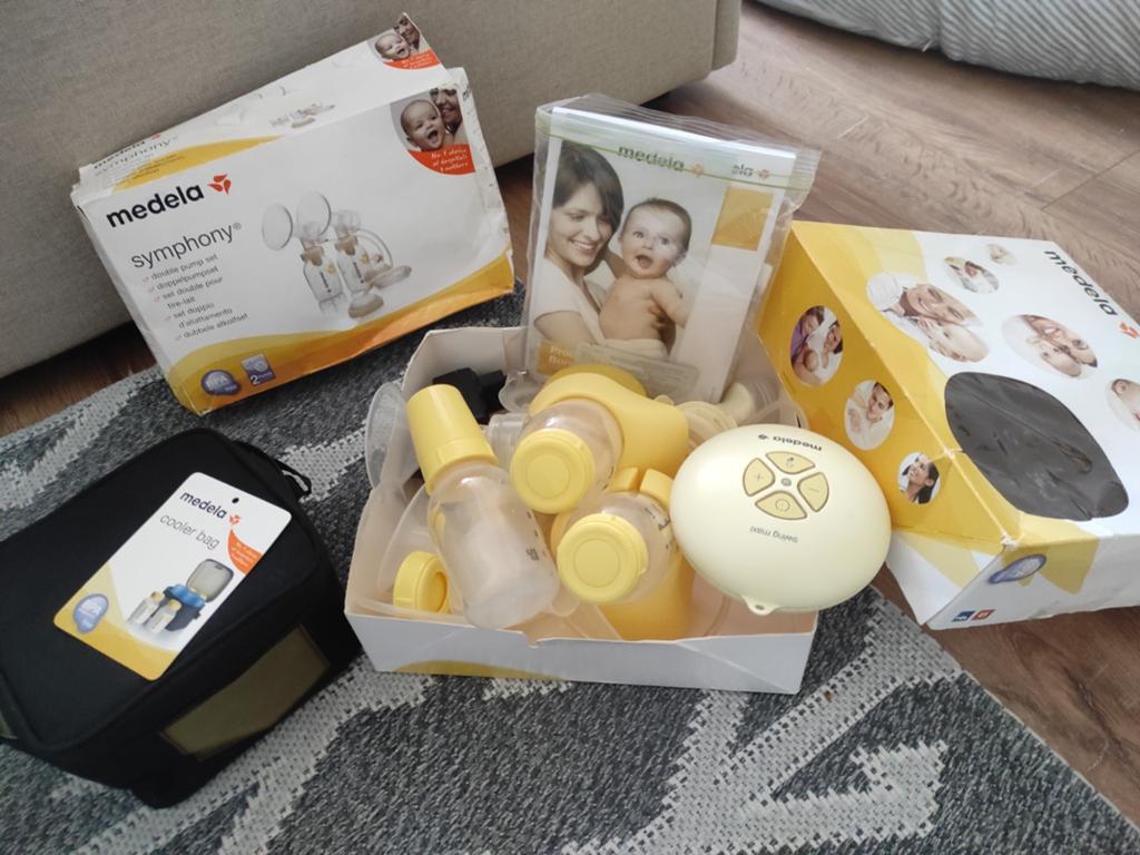 Medela Symphony Borstkolf Set met Accessoires, Ophalen, Zo goed als nieuw