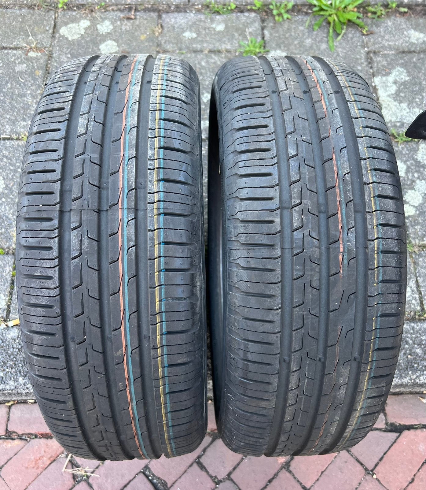 2x 185/55r15 continental eco contact 6 nieuw 2022 185 55 15, Ophalen, 15 inch, Nieuw, 185 mm