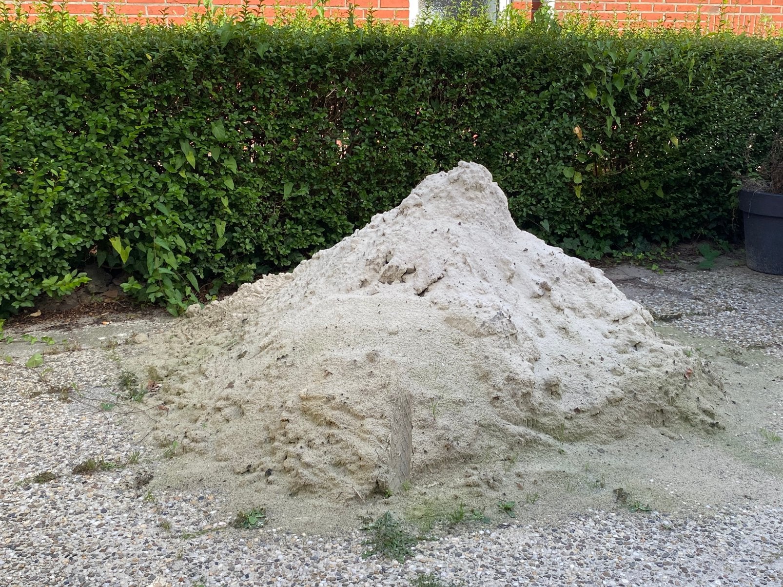 Geel zand / straatzand, Ophalen, Zo goed als nieuw