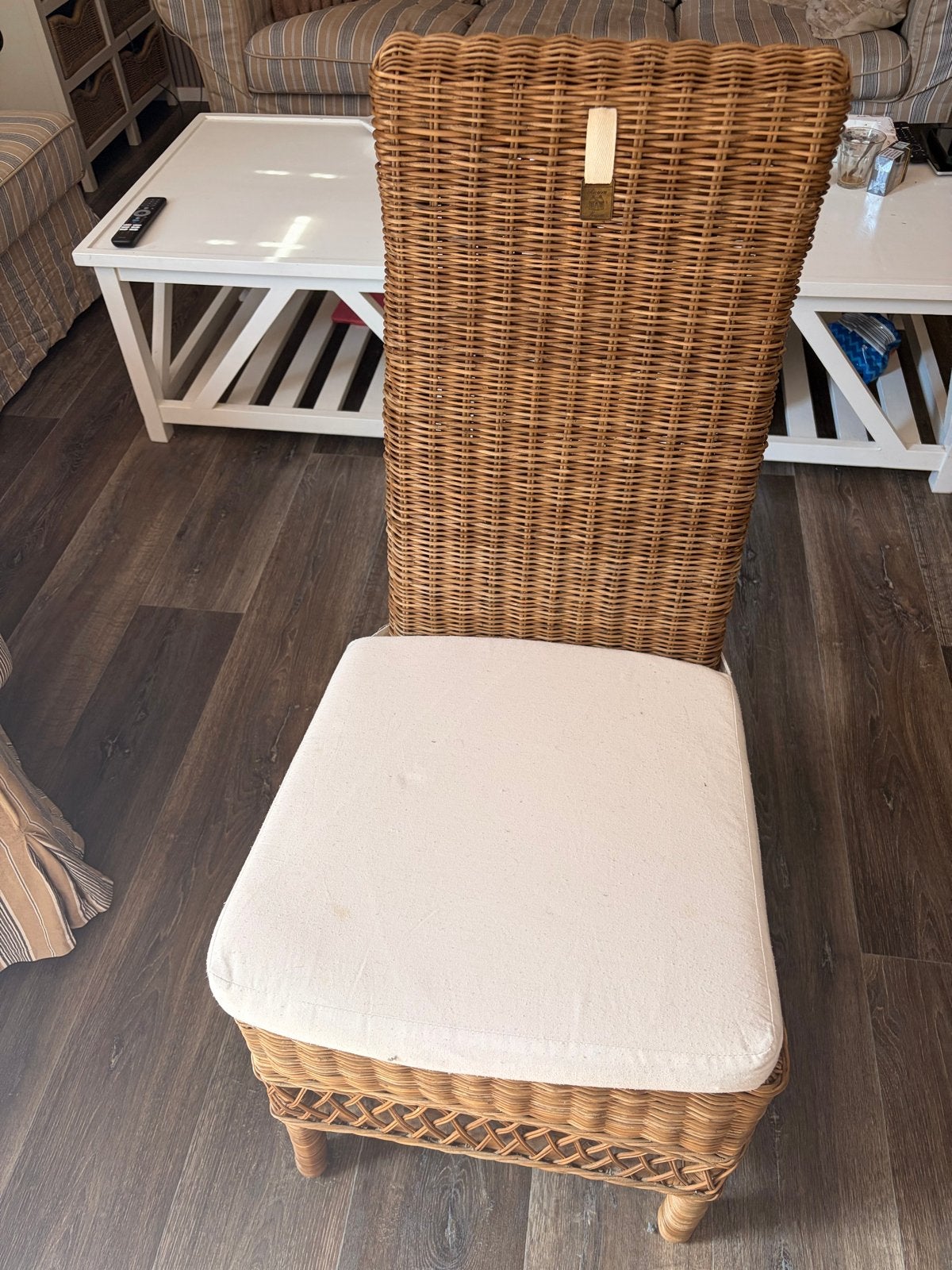 Rivirea maison rotan eetstoel 7 stuks, Huis en Inrichting, Stoelen, Ophalen, Riet of Rotan, Zo goed als nieuw, Drie