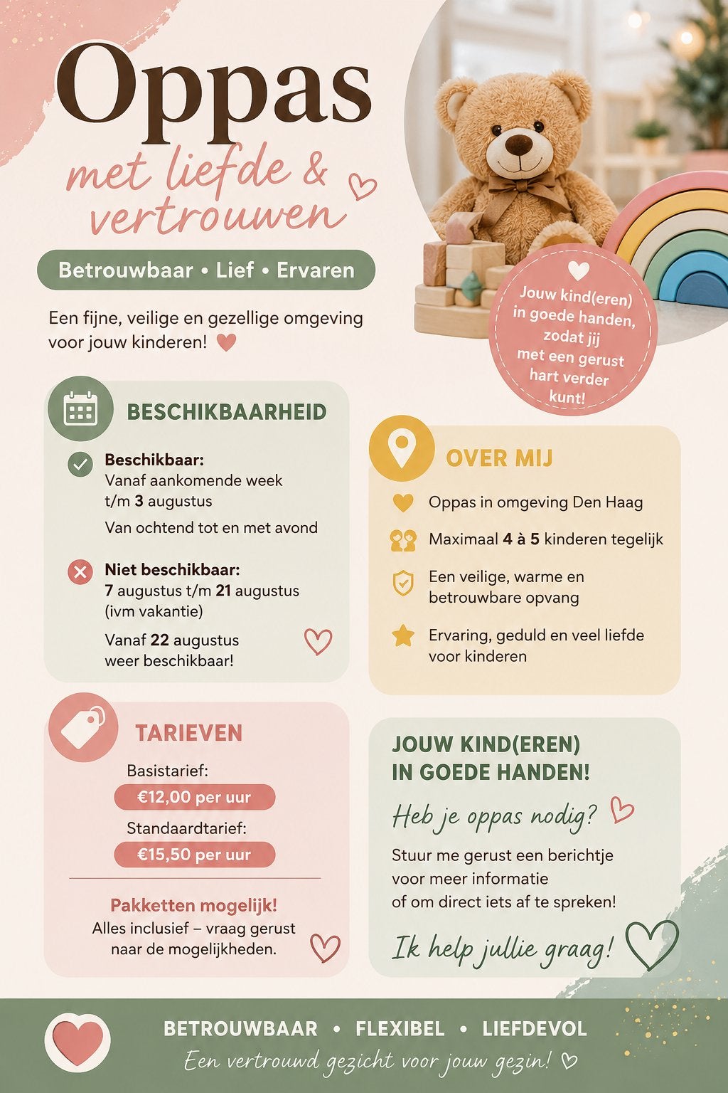 Oppas, Diensten en Vakmensen, Oppas en Kinderopvang, Oppas aan huis