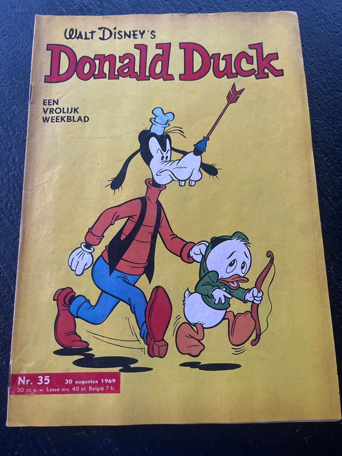 Donald Duck Weekblad Nr. 35 - 30 augustus 1969, Boeken, Eén stripboek, Ophalen of Verzenden, Gelezen