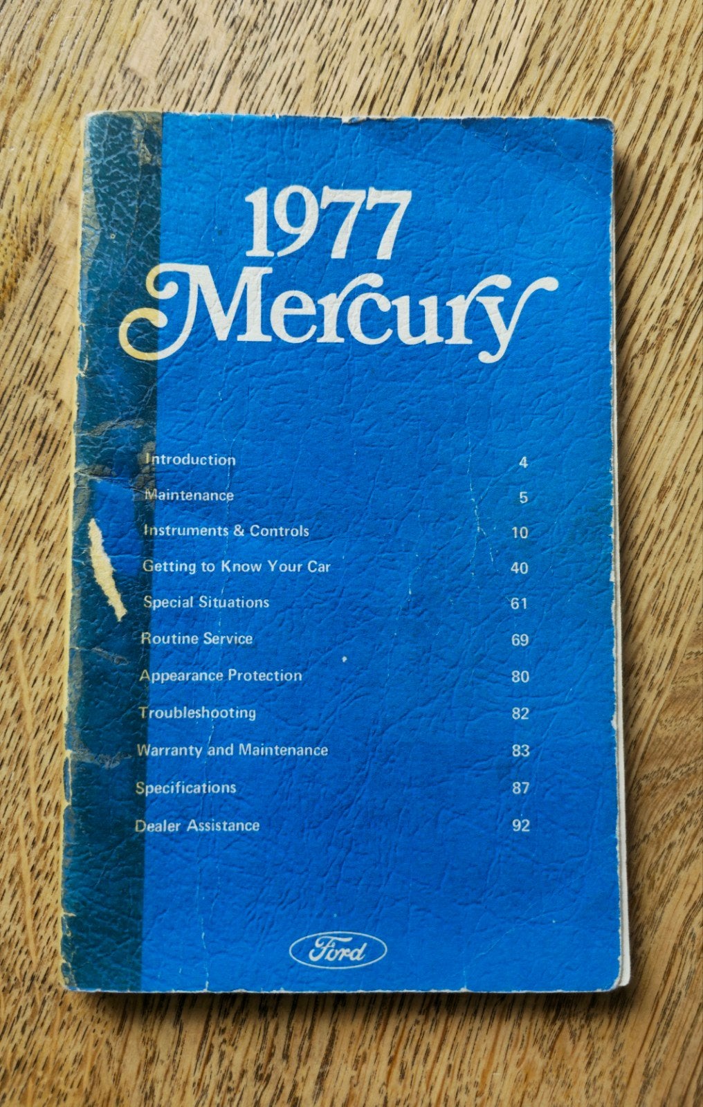 1977 Mercury Grand Marquis instructieboekje, Ophalen of Verzenden