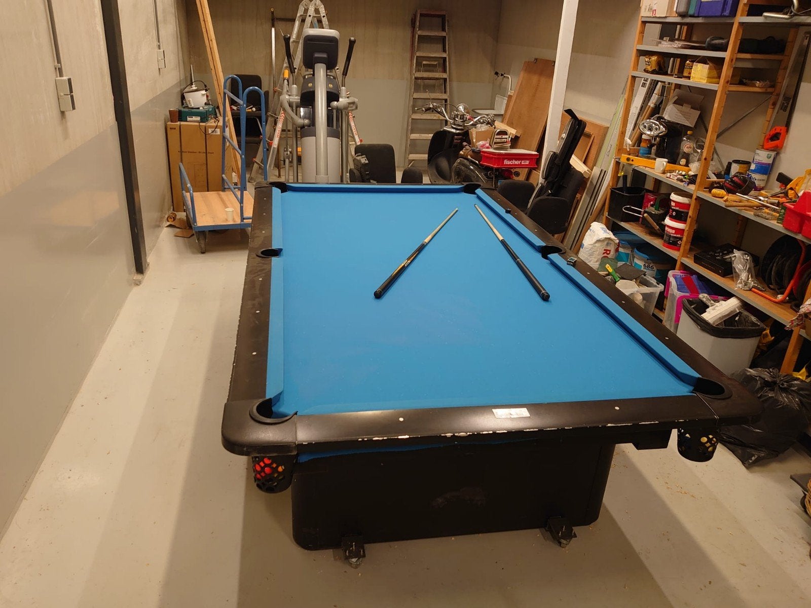 Olhausen 9ft Pooltafel, Ophalen, Gebruikt, Pooltafel