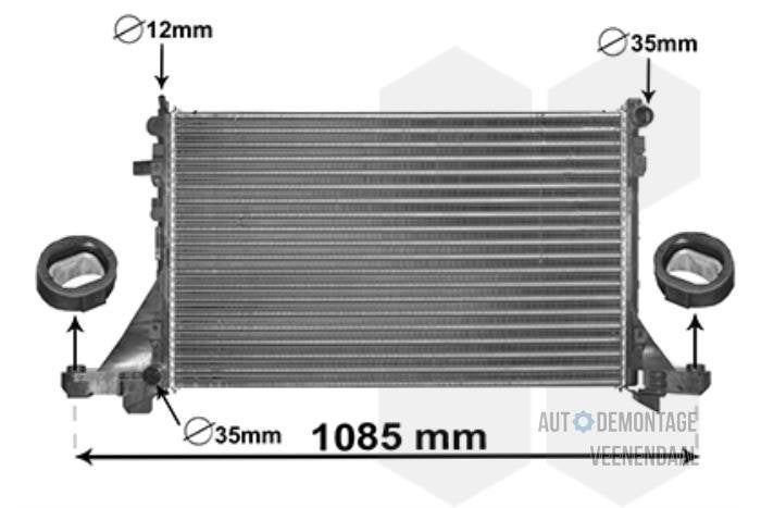 Radiateur van een Renault Master, -, Renault, -, Nieuw