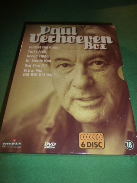 Paul Verhoeven box Met o.a. Turks fruit Soldaat van Oranje, Cd's en Dvd's, Vanaf 12 jaar, Verzenden, Zo goed als nieuw, Overige genres