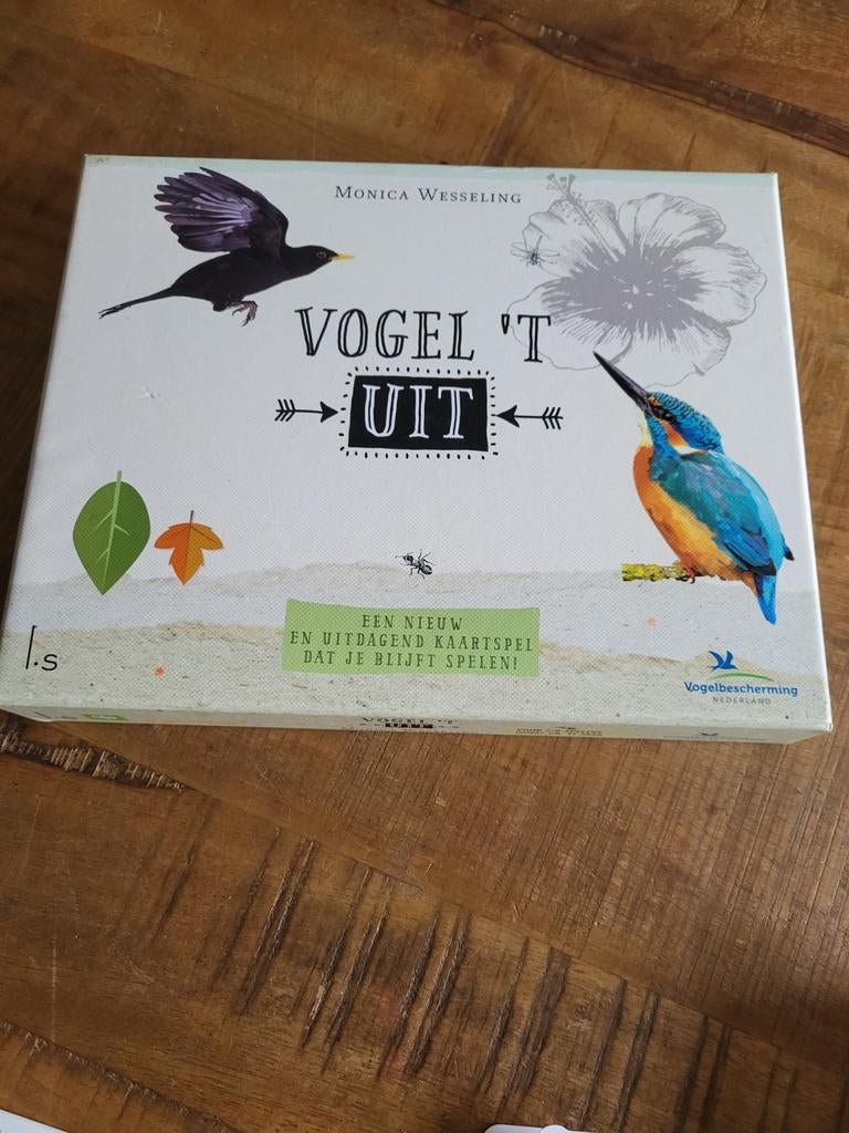 Vogel 't uit - Spel van Vogelbescherming Nederland, Hobby en Vrije tijd, Ophalen of Verzenden, Zo goed als nieuw, Vogelbescherming Nederland