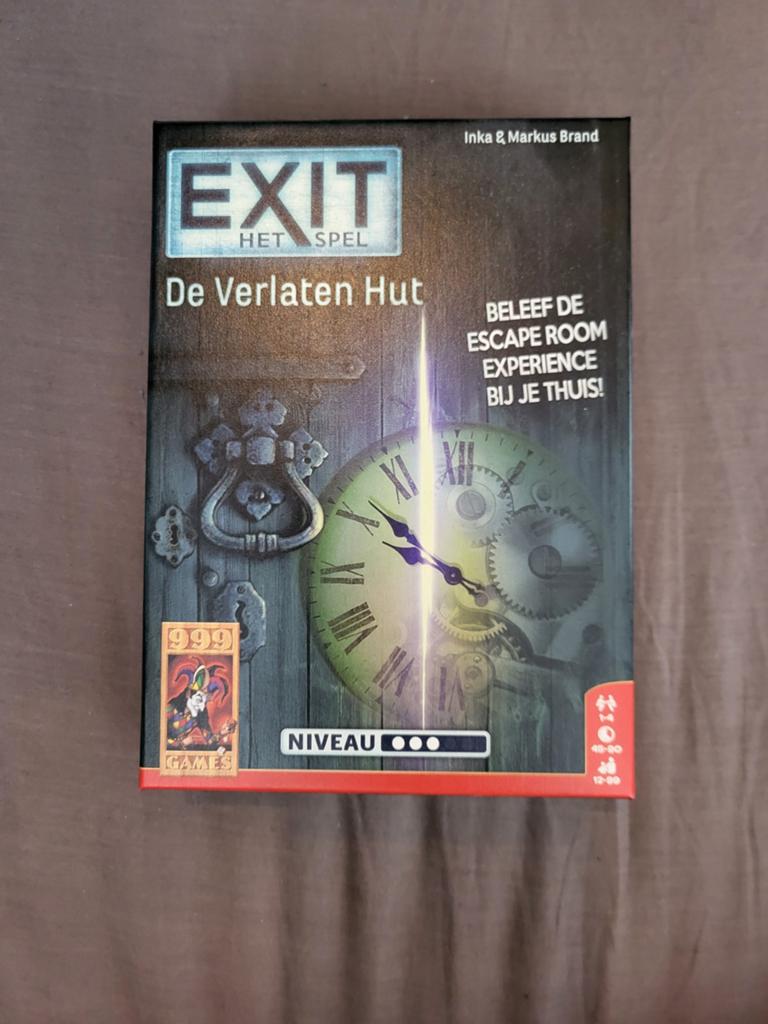 EXIT Het Spel: De Verlaten Hut - Escape Room Ervaring, Een of twee spelers, Ophalen of Verzenden, Zo goed als nieuw, 999 Games