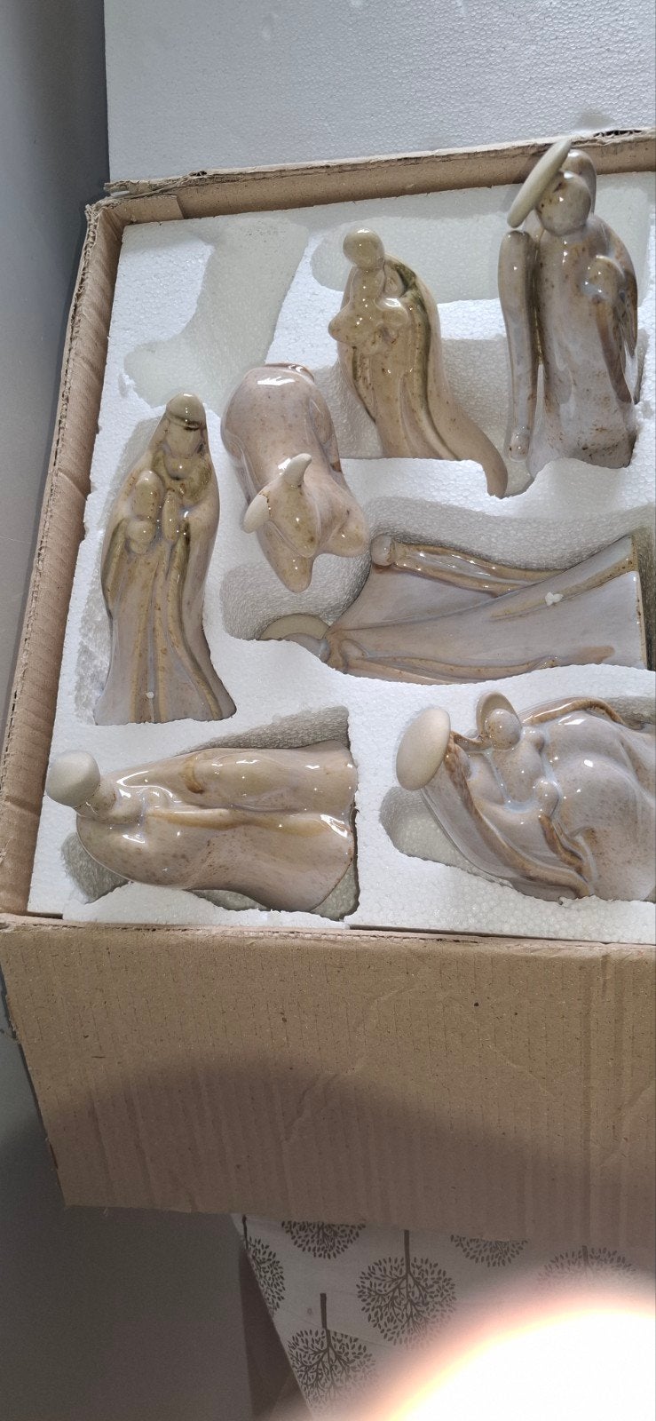Kerststal Beeldjes Set - Keramiek, Diversen, Ophalen of Verzenden, Nieuw