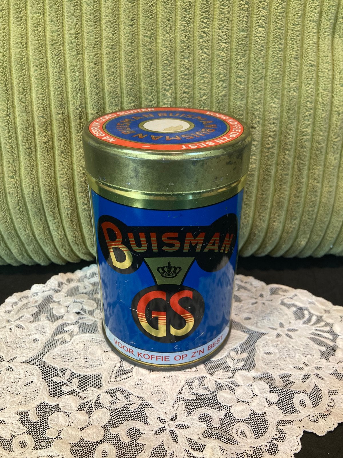 Vintage blikje Buisman (180626), Ophalen of Verzenden, Gebruikt, Koffie
