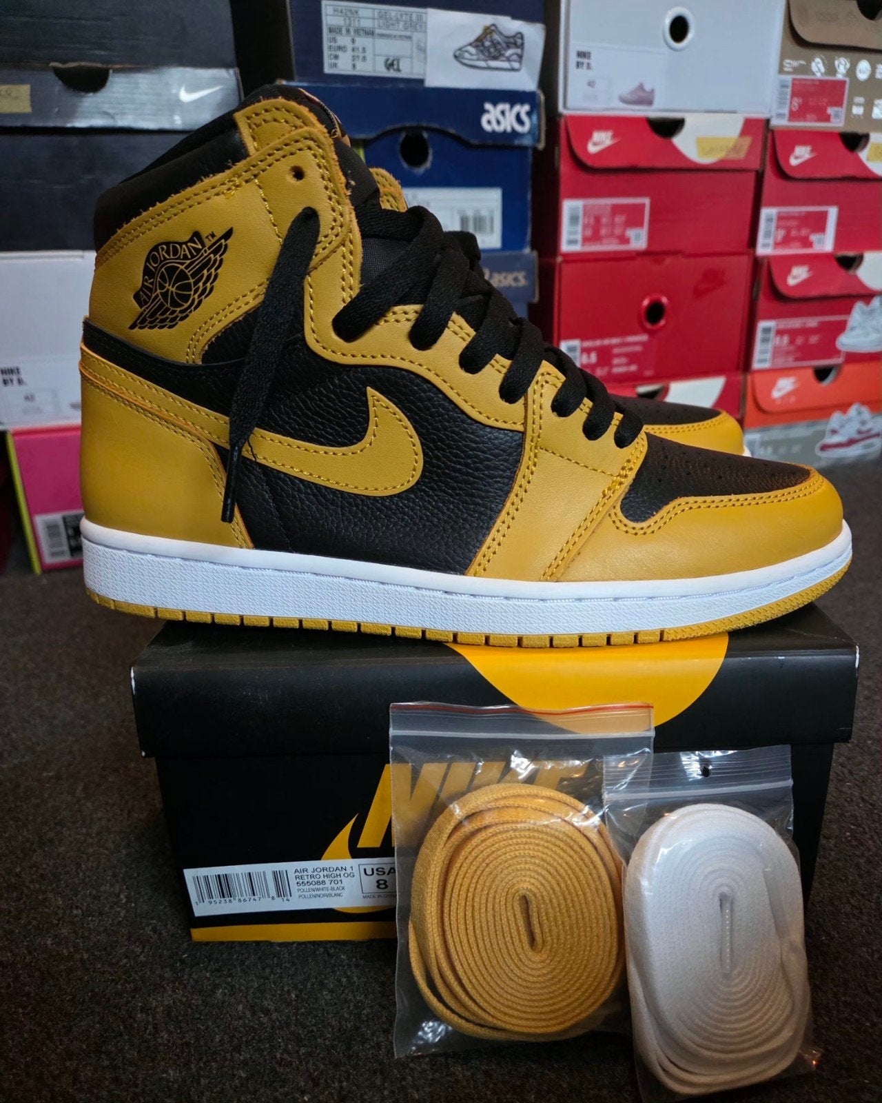 Nike air jordan 1 high pollen maat 41, Kleding | Heren, Schoenen, Overige kleuren, Ophalen of Verzenden, Nike Air Jordan, Sneakers of Gympen