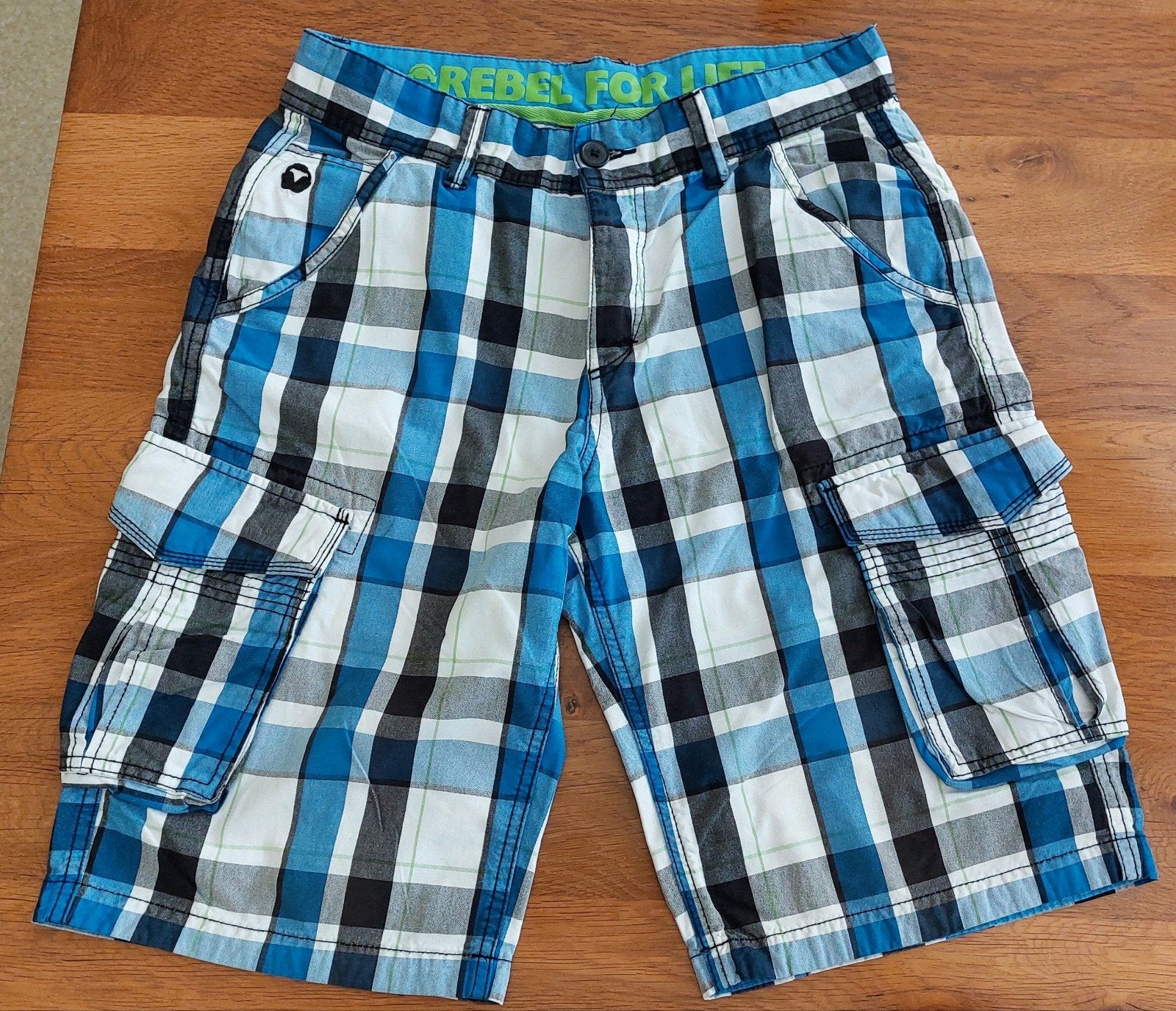 Bermuda cargo Coolcat, regular, 32, als nieuw!!, Ophalen of Verzenden, Maat 48/50 (M), Blauw, Coolcat