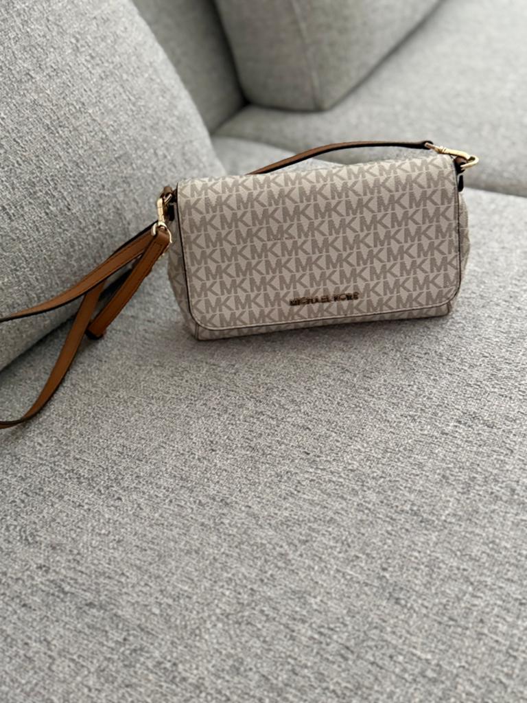 Michael Kors tas te koop, Ophalen of Verzenden, Zo goed als nieuw, Beige