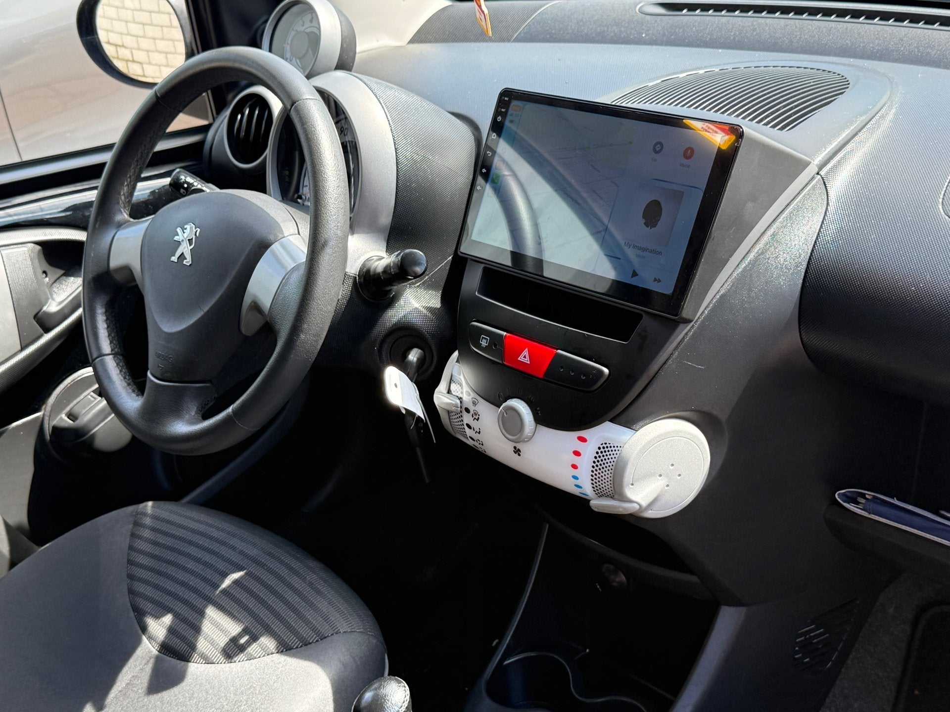 Peugeot 107 1.0 Active Automaat Carplay 5d Nieuwe Apk, Euro 5, Stof, Gebruikt, Elektrische ramen
