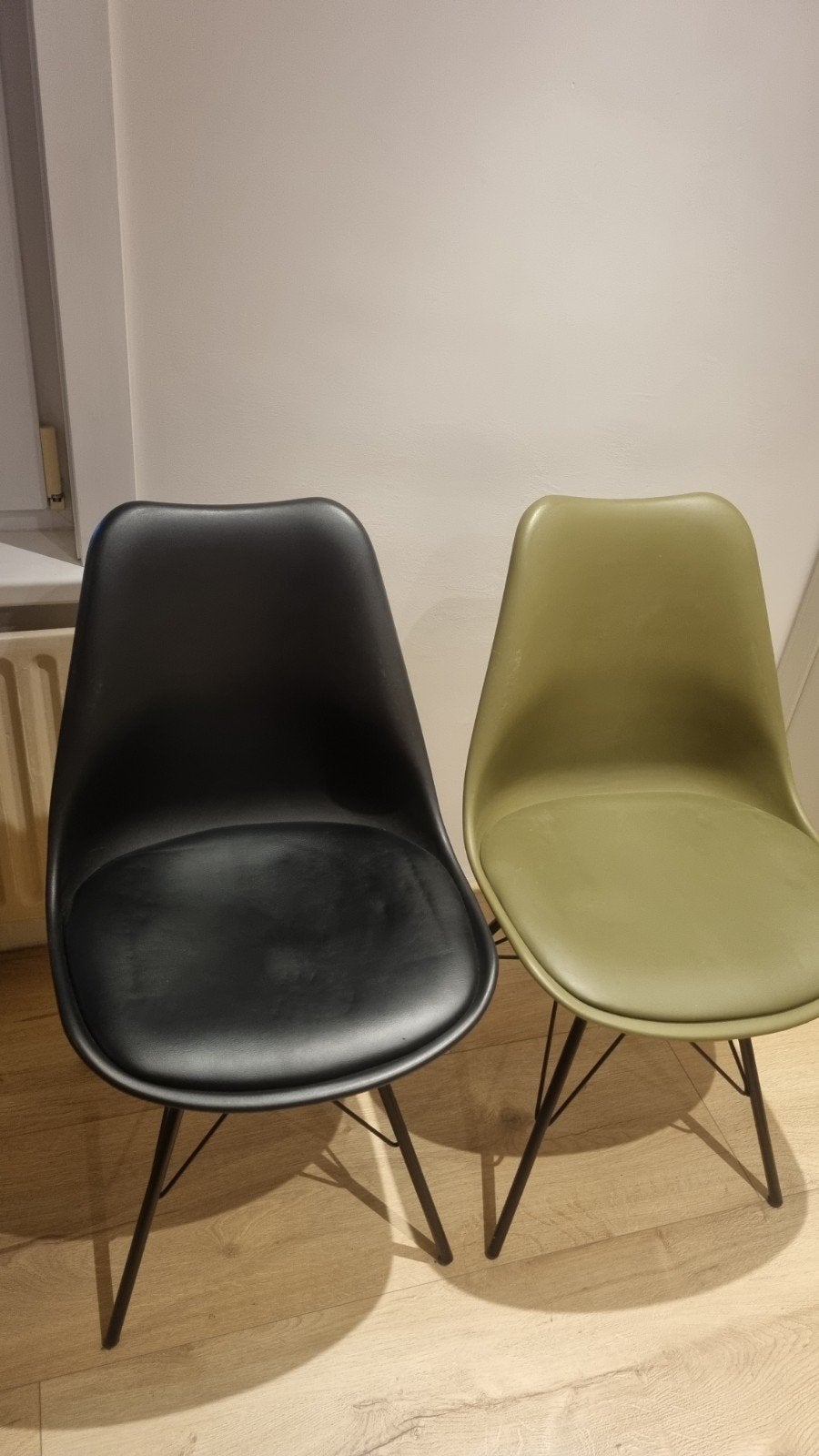 Kuipstoelen 5x, Huis en Inrichting, Stoelen, Zo goed als nieuw, Vijf, Zes of meer stoelen, Grijs, Ophalen