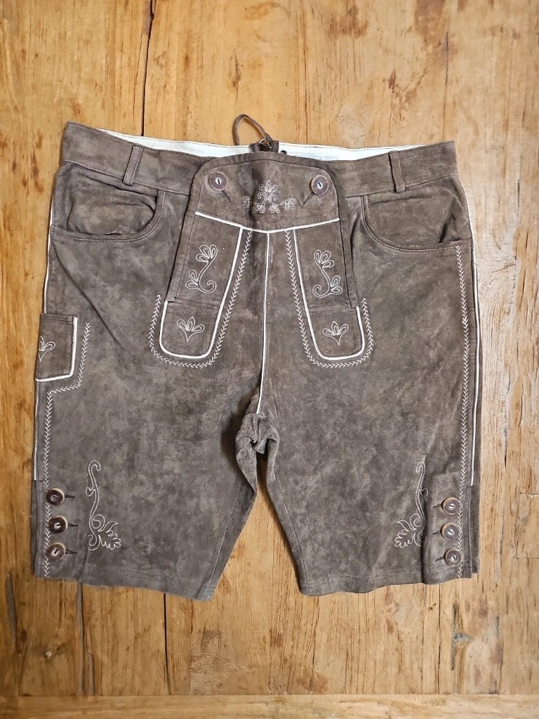Echte lederhosen maat 52, Waldschütz, Ophalen of Verzenden, Mon Plaisir 19, Etten-Leur, Netherlands, DJT De Juiste Toon