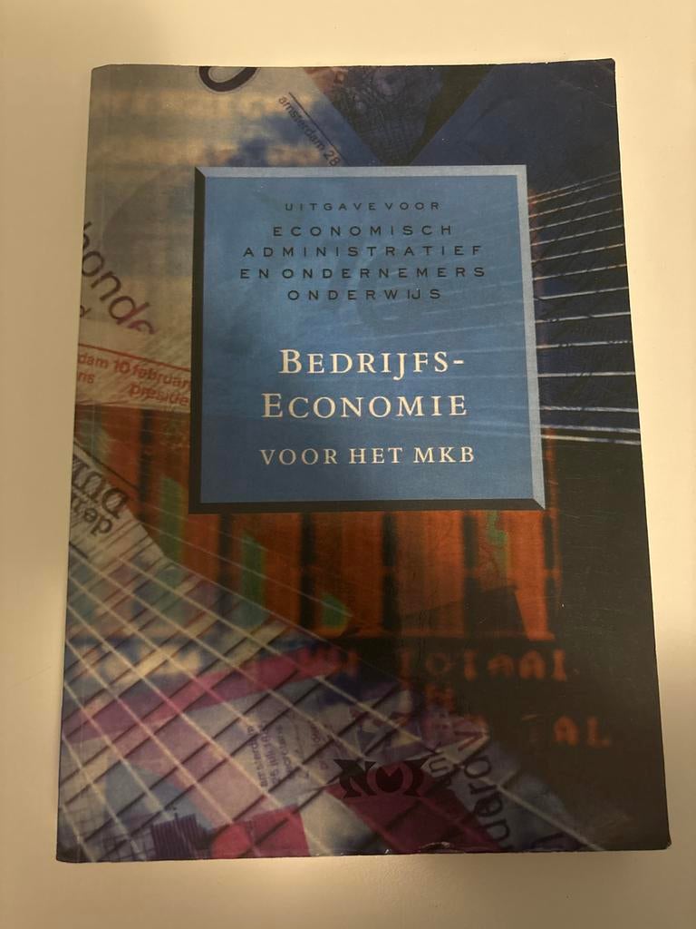 MBO Boek Bedrijfseconomie, Boeken, Ophalen of Verzenden, Beta, Gelezen, MBO