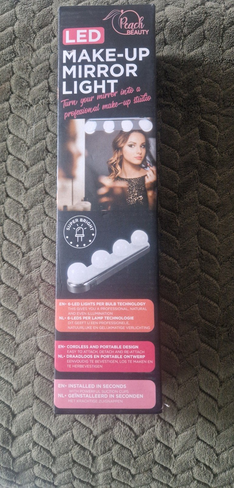 LED Make-up Spiegel Verlichting - Peach Beauty, Ophalen of Verzenden