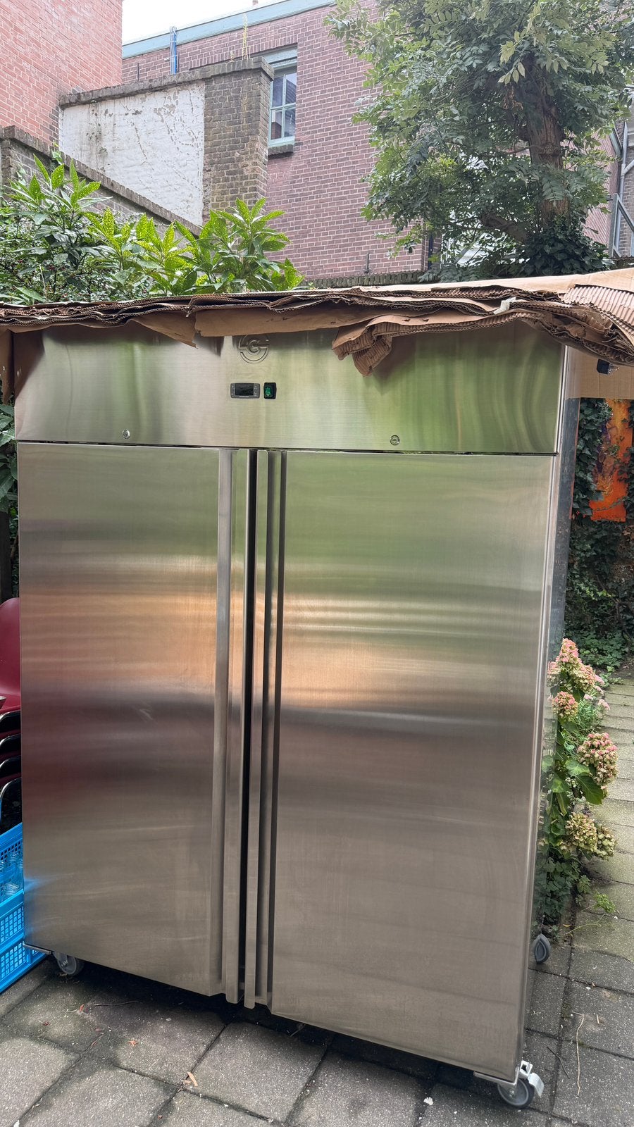 Horeca koelkast 2 deurs 1400 liter, Ophalen, Zonder vriesvak, 200 liter of meer, 60 cm of meer