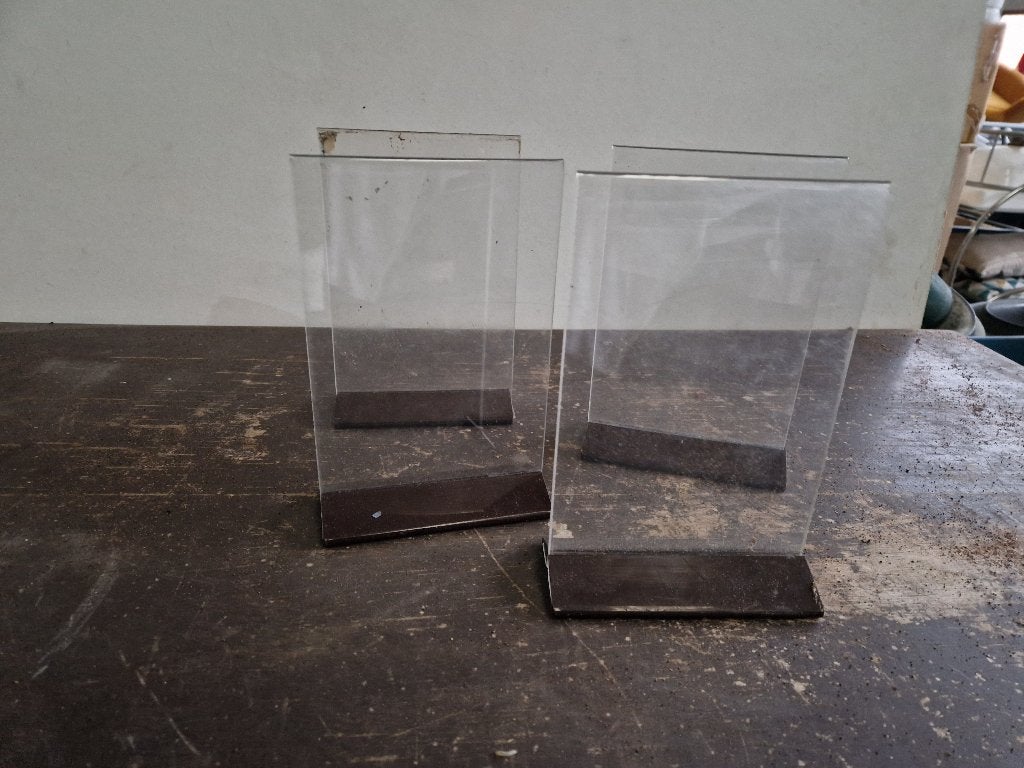 Tafel display standaards 6 stuks, Diversen, Ophalen of Verzenden, Gebruikt