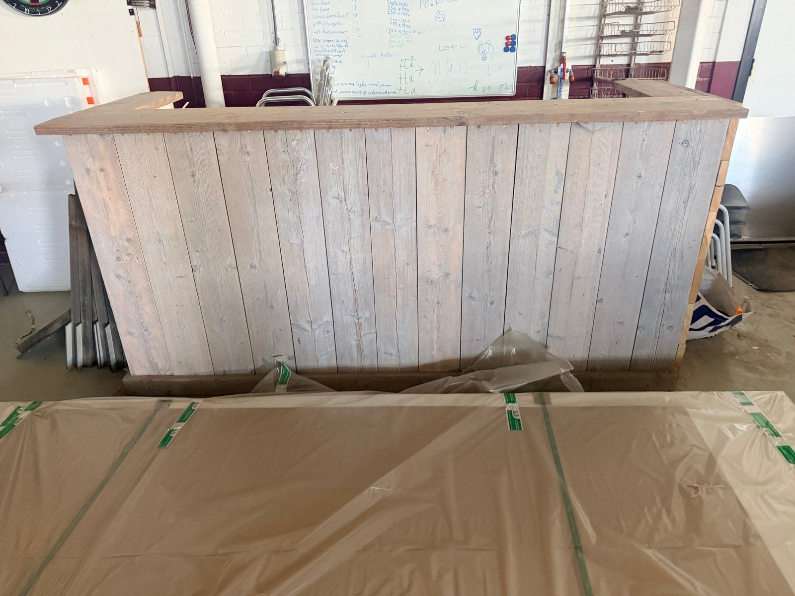 Houten bar voor thuis of evenementen, Huis en Inrichting, Barren, Gebruikt, Ophalen