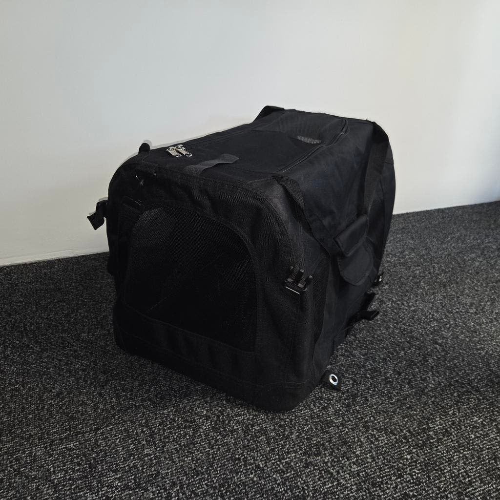 Reisbench voor huisdieren 32x51x34 cm, Ophalen, 30 cm of meer, Gebruikt, Zwart