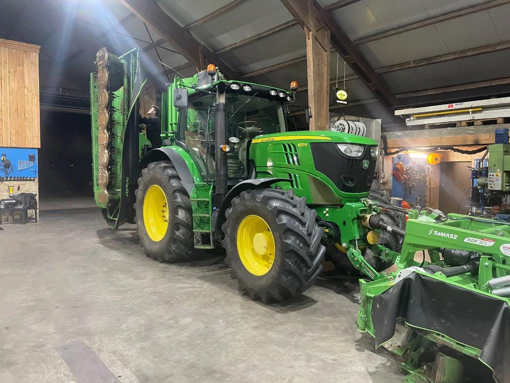 John Deere 6170R (bj 2012), Zakelijke goederen, Agrarisch | Tractoren, Gebruikt, Meer dan 160 Pk, John Deere, 5000 tot 7500