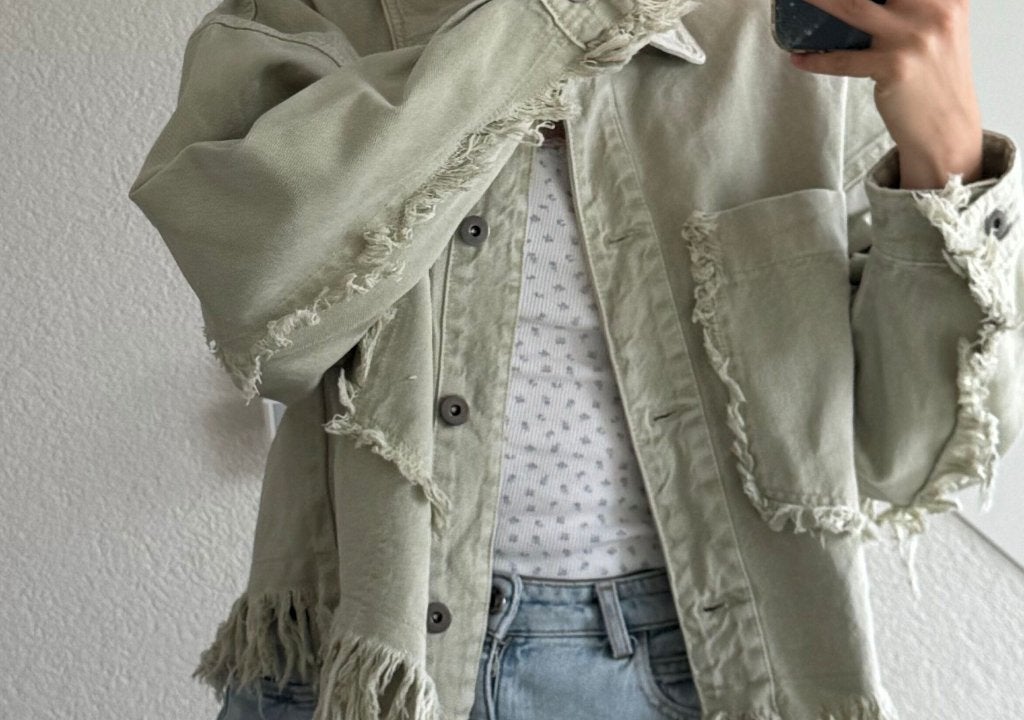 Pull & Bear groen denim jack maat S – oversized model, Kleding | Dames, Jassen | Zomer, Ophalen of Verzenden, Zo goed als nieuw