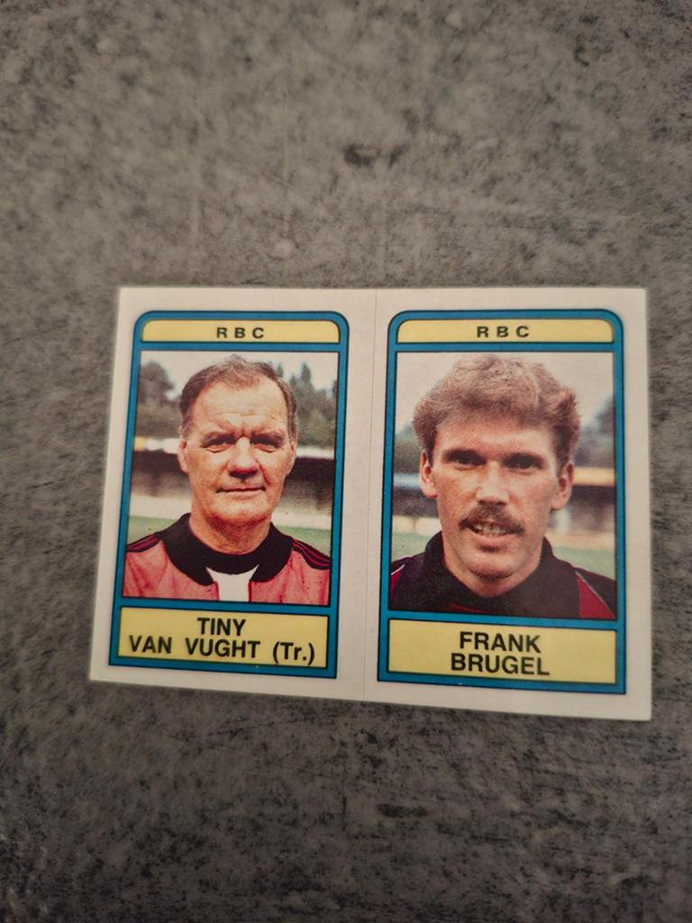 Panini sticker Voetbal 84. Van Vught/Brugel RBC Roosendaal., Verzenden, Zo goed als nieuw, Sticker