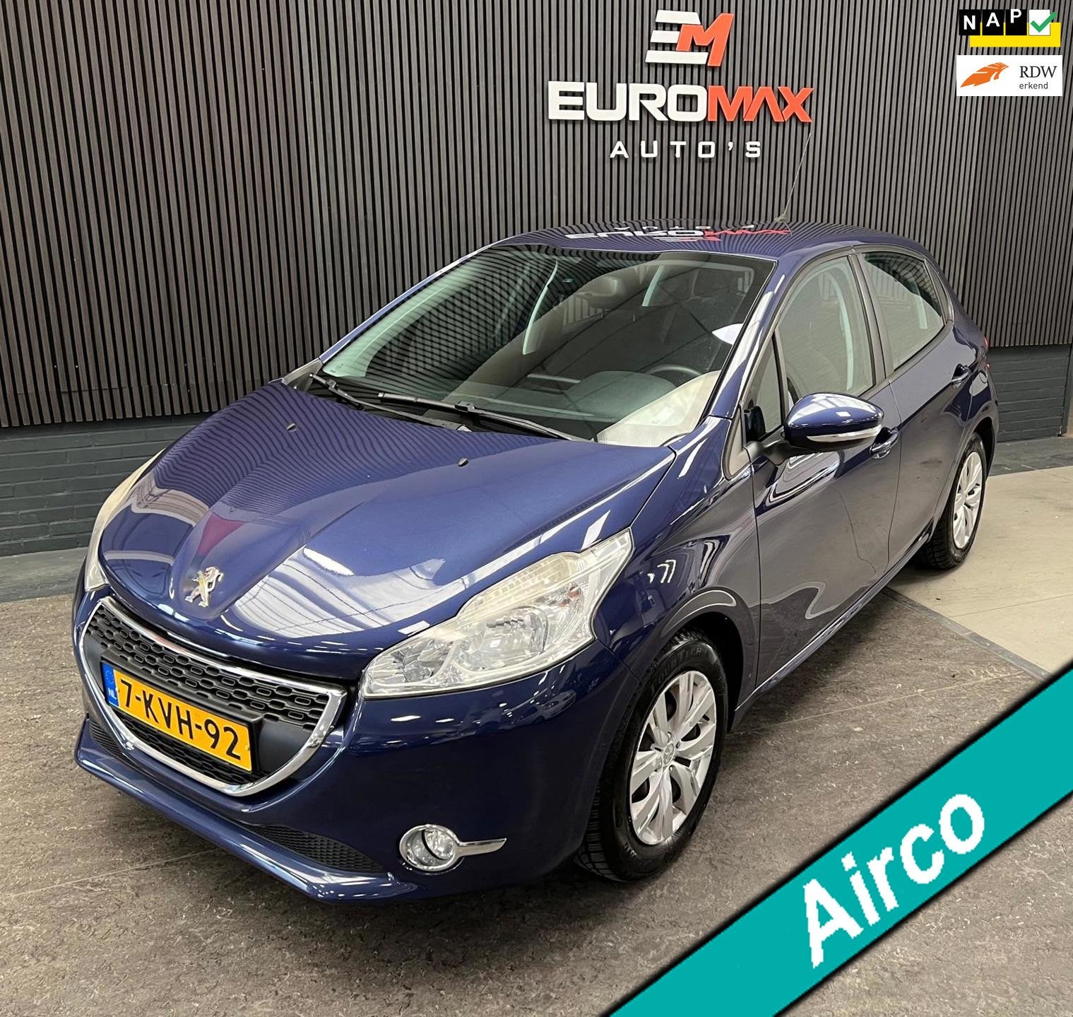 Peugeot 208 1.2 VTi Envy 1e Eigenaar - NAP - Parkeersensor, Voorwielaandrijving, Euro 5, Stof, Gebruikt