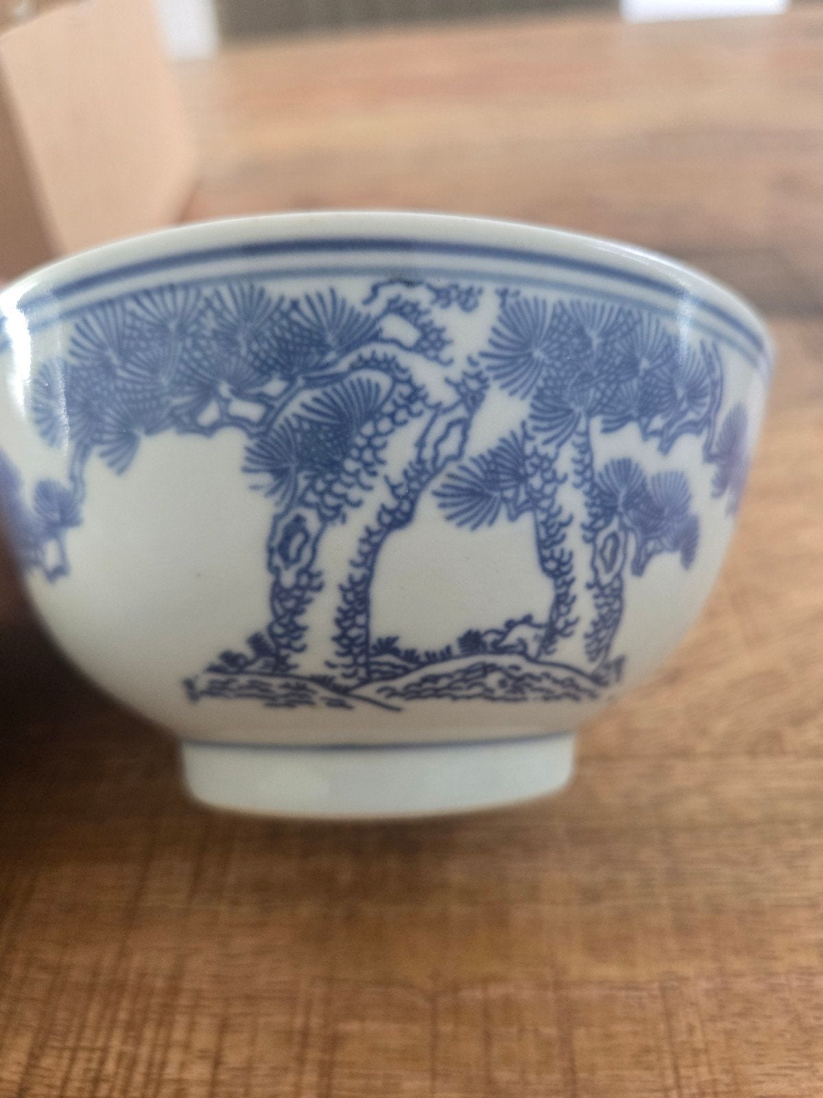 Chinese blauw-witte porseleinen kom, Antiek en Kunst, Ophalen