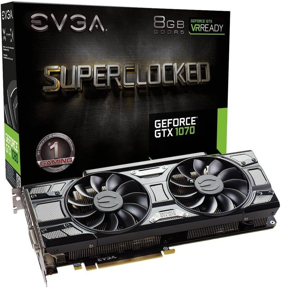EVGA GeForce GTX 1070 8GB - Zo goed als nieuw, Computers en Software, Videokaarten, Ophalen, PCI-Express 3, HDMI, Nvidia