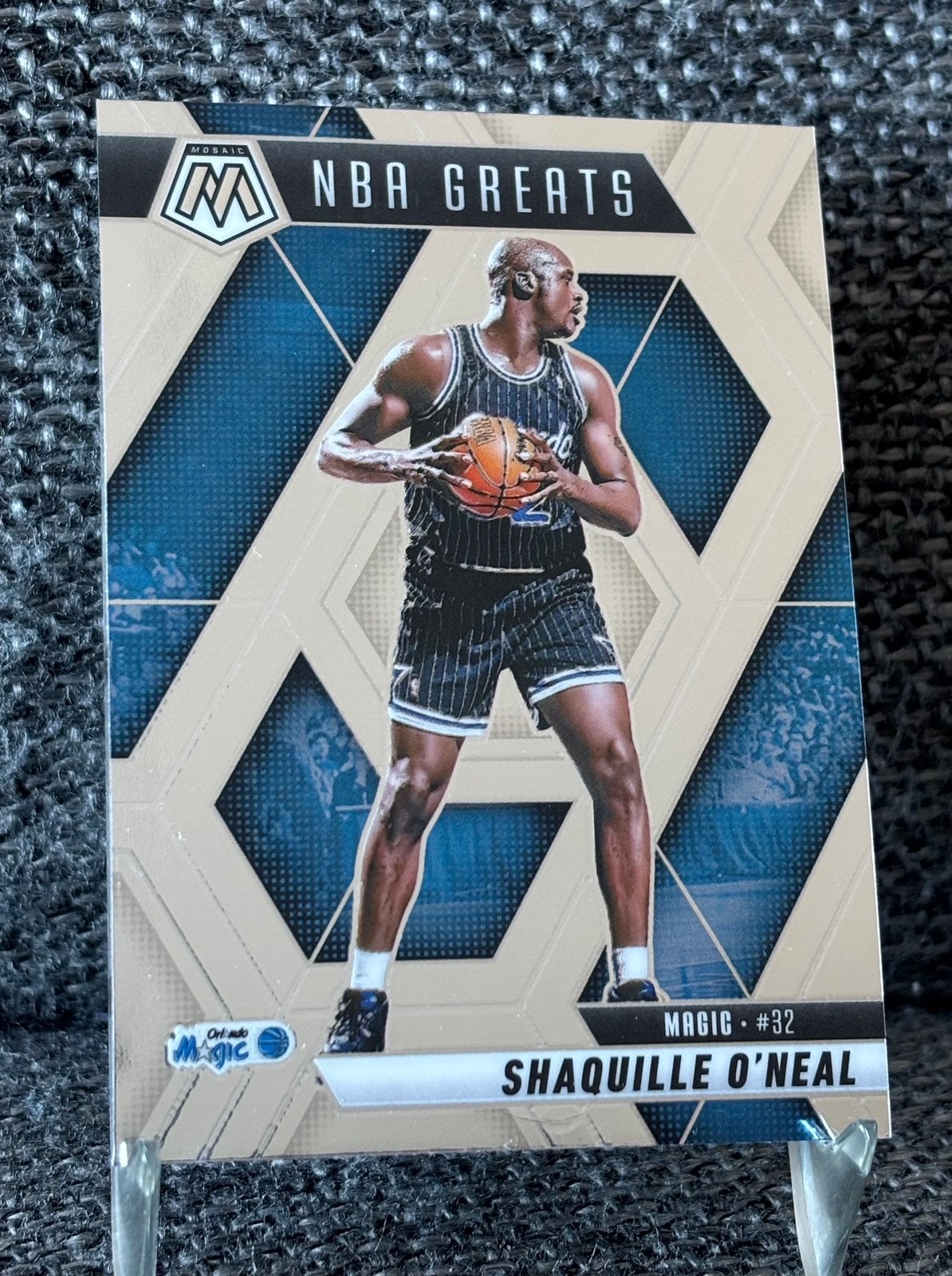 Shaquille O’Neal Orlando Magic Panini NBA card mosaic, Ophalen of Verzenden, Nieuw, Plaatje