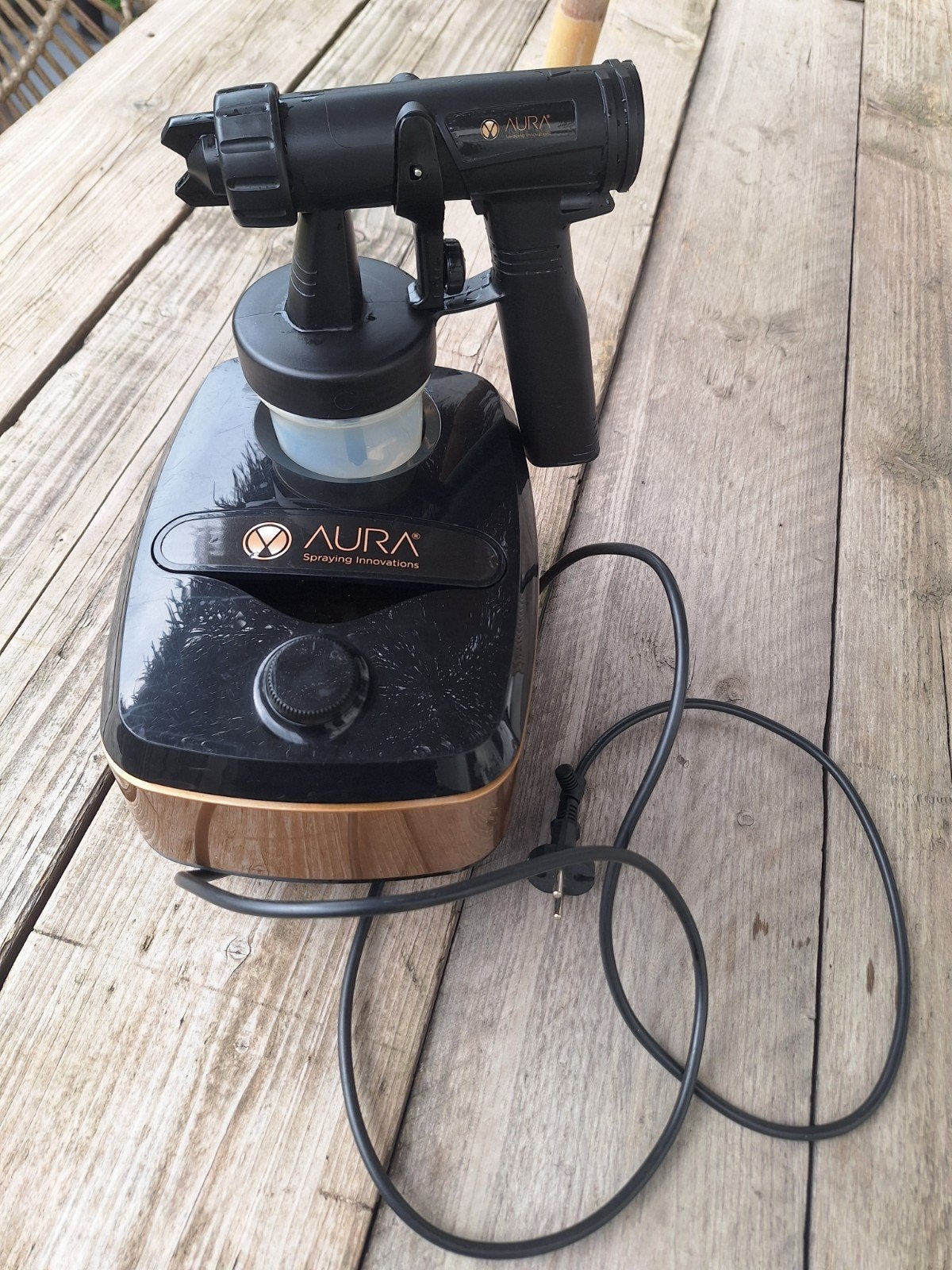 Aura Spray Tan Machine met Tent en Vloeistof, Ophalen of Verzenden, Gebruikt, Overige typen