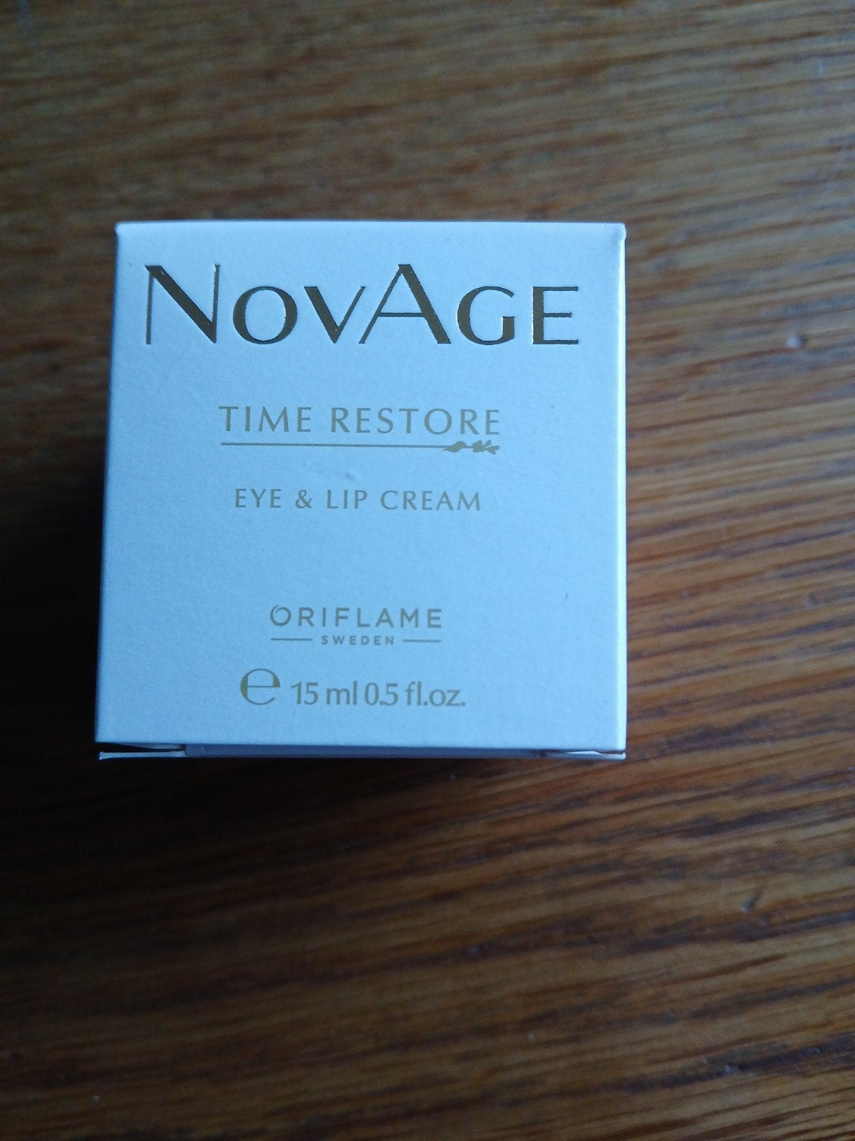 Oriflame NovAge Time Restore Oog- en Lipcrème 15ml, Ophalen of Verzenden, Nieuw