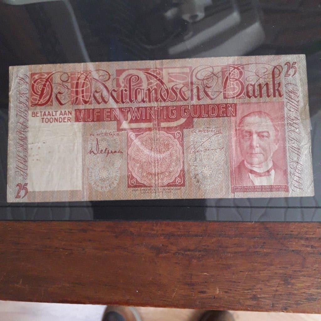 papiergeld nederlnd, Postzegels en Munten, Bankbiljetten | Nederland, Verzenden, 10 gulden, Los biljet