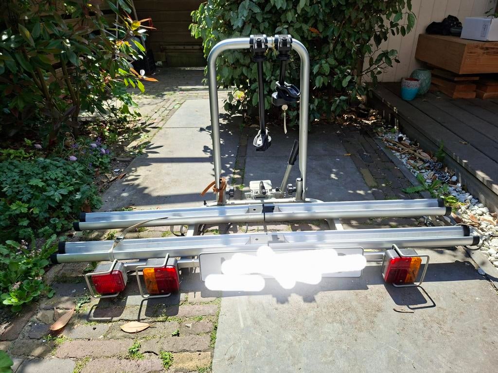 fietsendrager voor trekhaak - Geschikt voor 2 fietse, Ophalen, 2 fietsen, Gebruikt, Trekhaakdrager