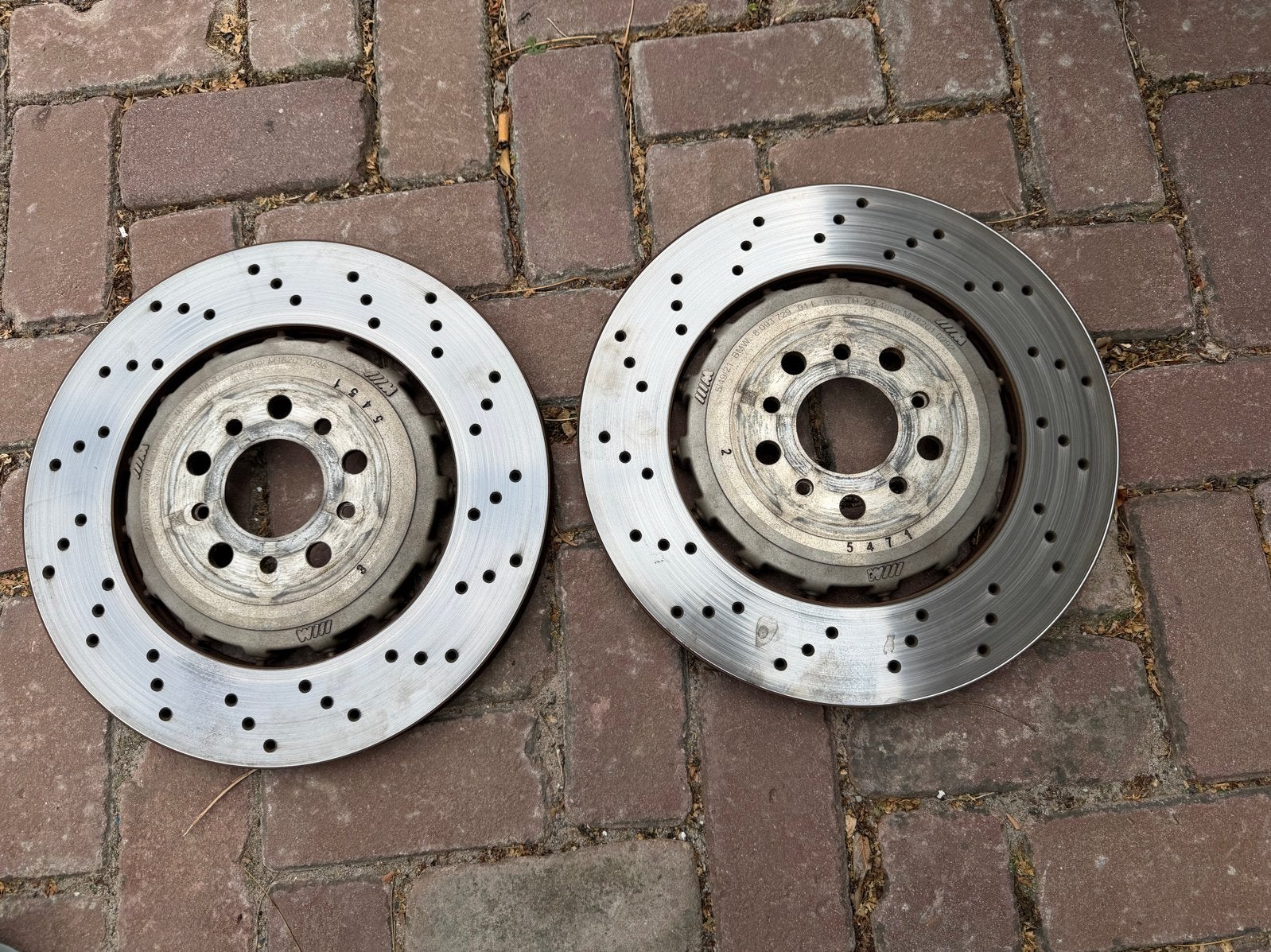 BMW M3 M4 G80 G82 Brake Discs and Brake Pads Rear, Ophalen of Verzenden, Gebruikt, BMW